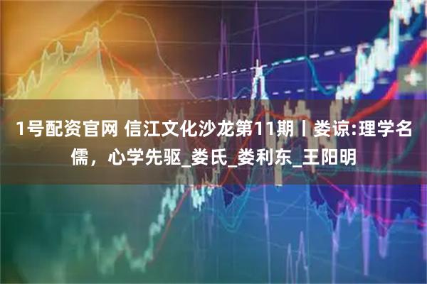 1号配资官网 信江文化沙龙第11期丨娄谅:理学名儒，心学先驱_娄氏_娄利东_王阳明