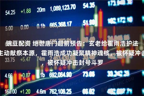 豌豆配资 绝世唐门超前预告：玄老给霍雨浩护法，天梦哥主动献祭本源，霍雨浩成功凝聚精神魂核，被怀疑冲击封号斗罗