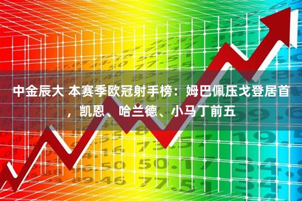 中金辰大 本赛季欧冠射手榜：姆巴佩压戈登居首，凯恩、哈兰德、小马丁前五